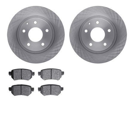 DYNAMIC FRICTION CO 6302-80004, Rotors with 3000 Series Ceramic Brake Pads 6302-80004